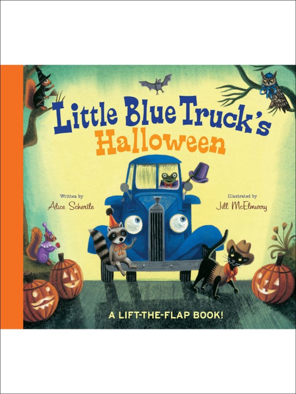 Little Blue Truck's Halloween Lift-the-Flap Book for Kids